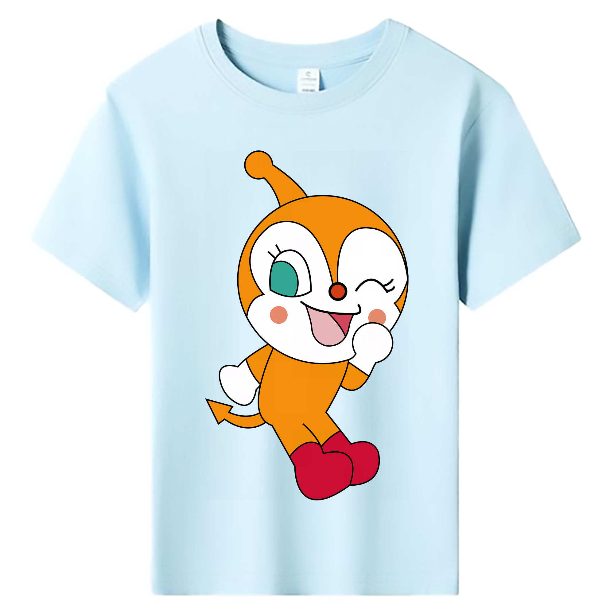 （画像用） アンパンマン Anpanman 綿100％キッズTシャツ（フロントプリント）